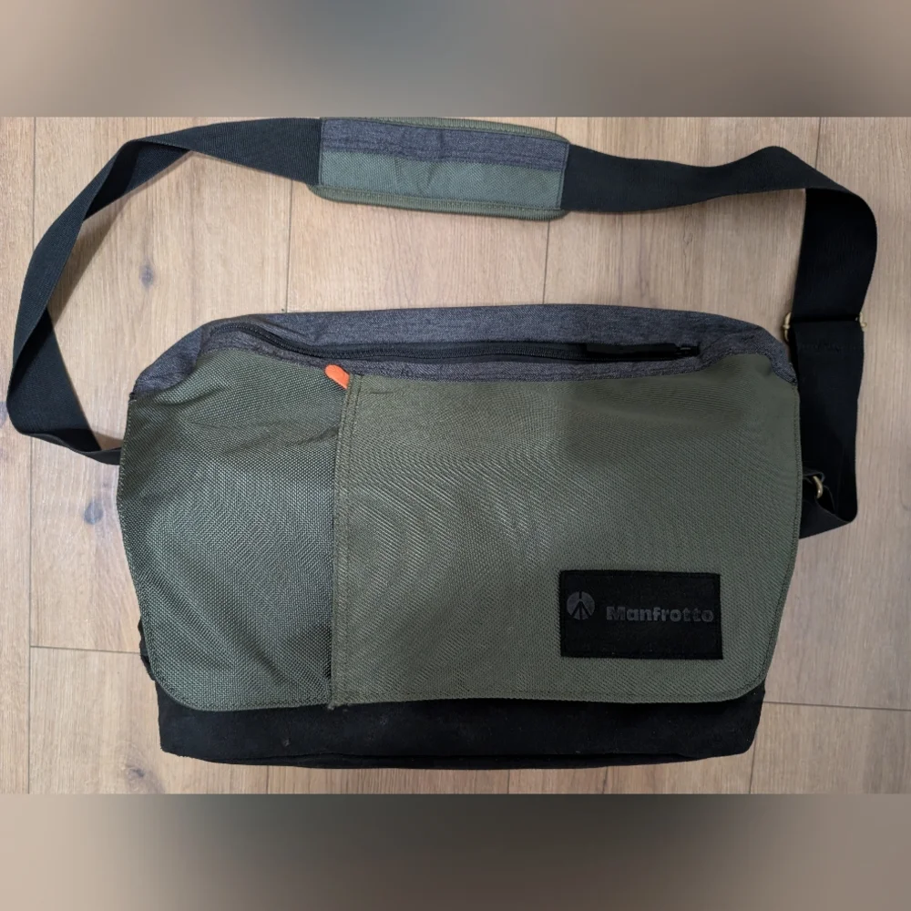 Manfrotto Street Large Messenger Bag for DSLR/CSC Camera Green Gray